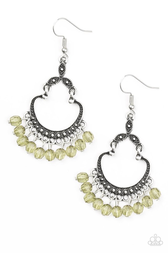 Babe Alert - Green - Paparazzi Earring Image