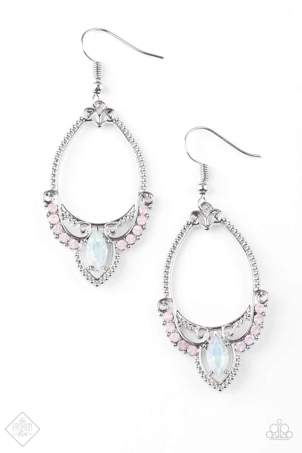 Paparazzi Earring ~ Must Love Luster - Pink