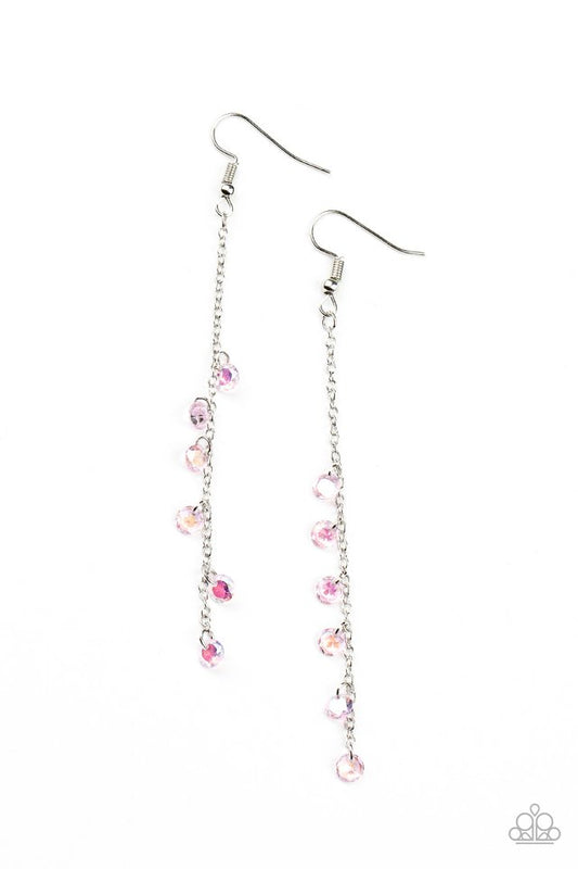Extended Eloquence - Pink - Paparazzi Earring Image