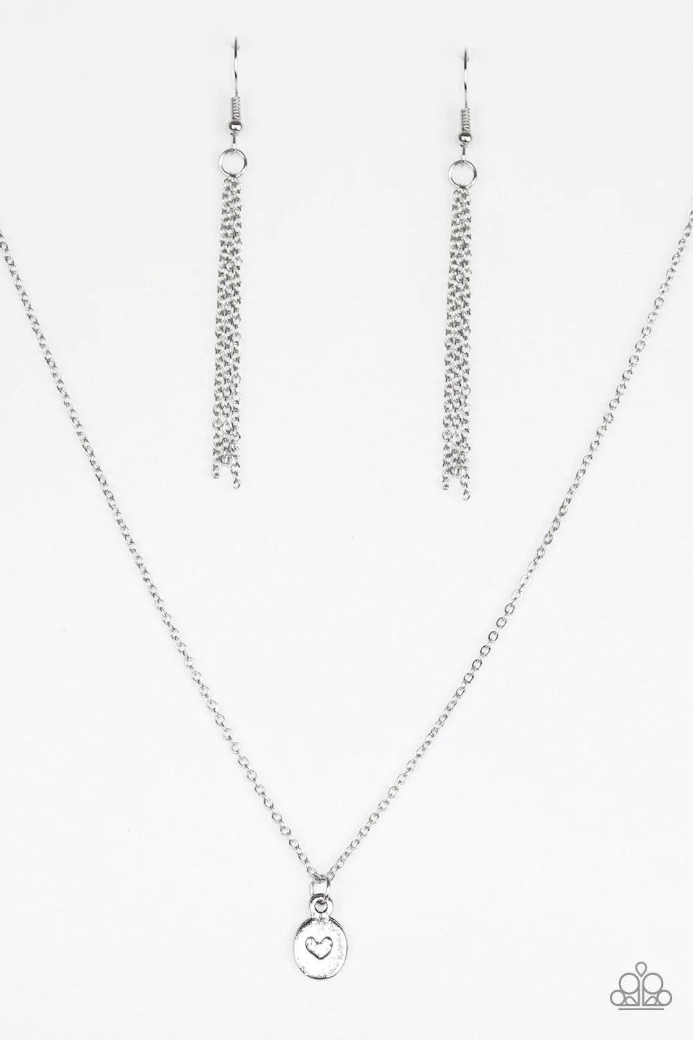 Paparazzi Necklace ~ Live For Love - Silver