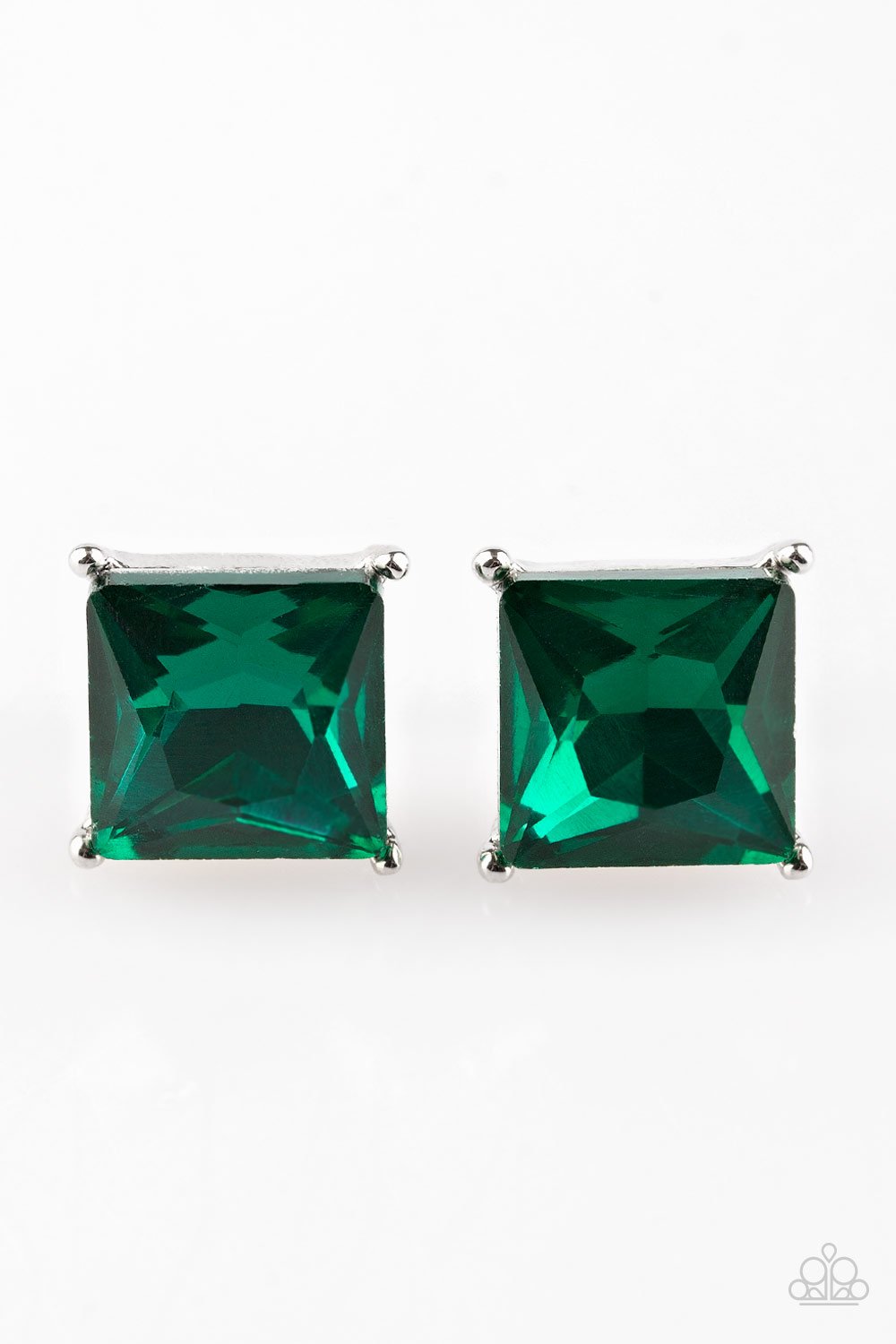 Paparazzi Earring ~ The Big Bang - Green