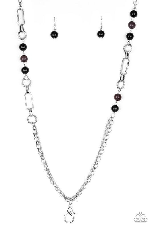 CACHE Me Out - Black - Paparazzi Necklace Image