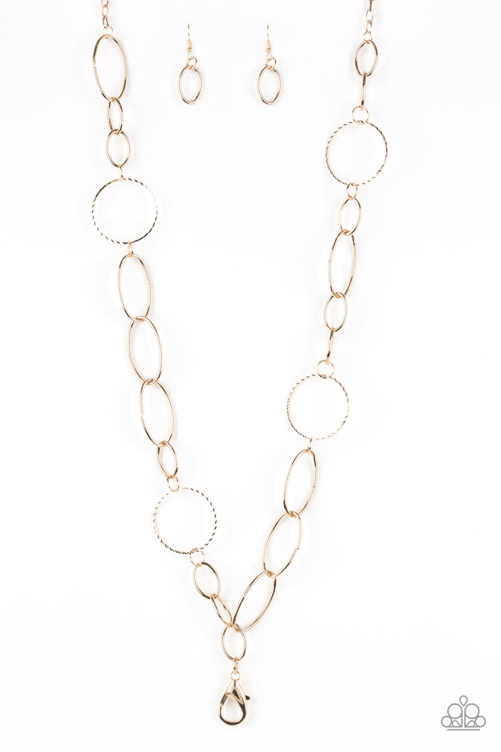 Collar Paparazzi ~ PERFECTO MISMATCH - Oro