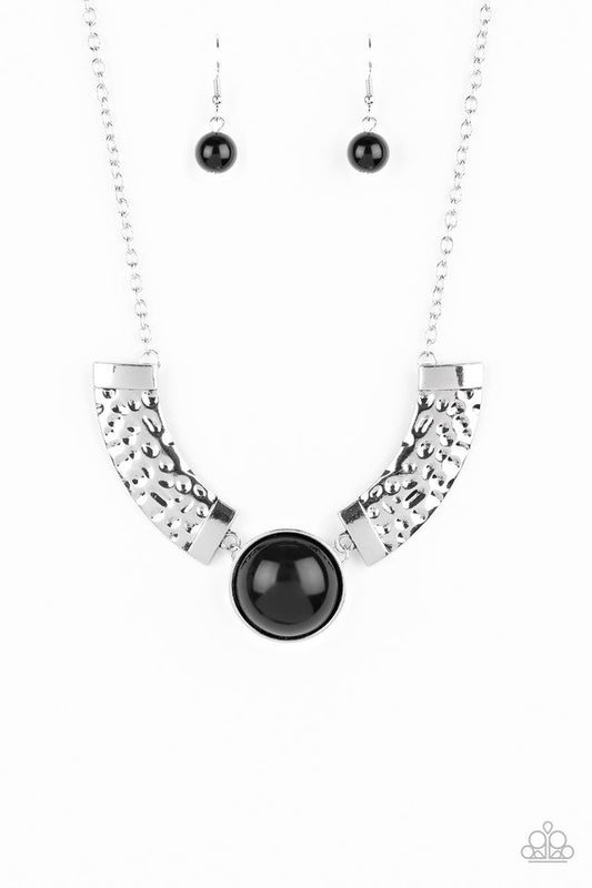 Egyptian Spell - Black - Paparazzi Necklace Image