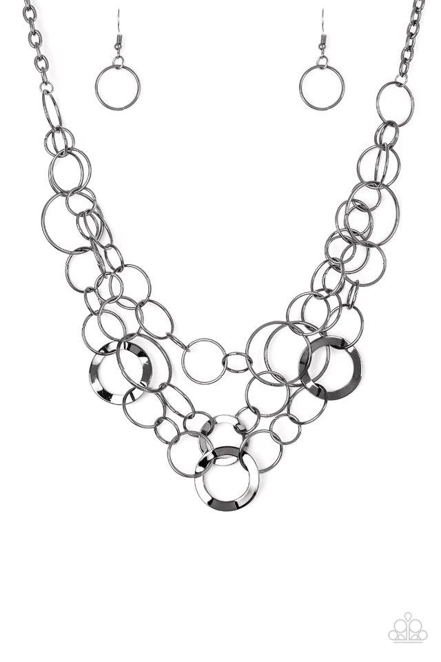 Collar Paparazzi ~ Main Street Mechanics - Negro