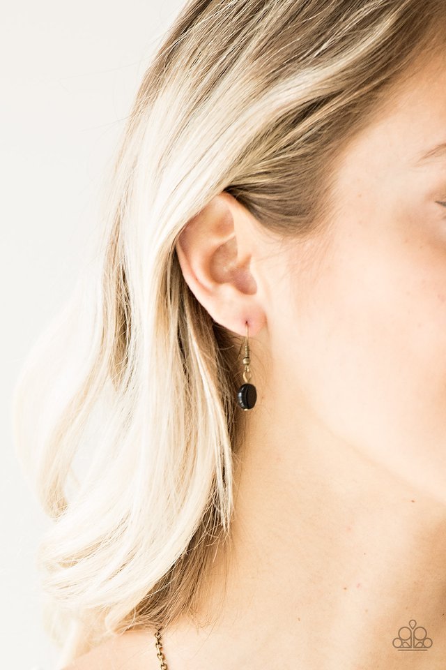 Practical Prairie - Brass - Paparazzi Necklace Image