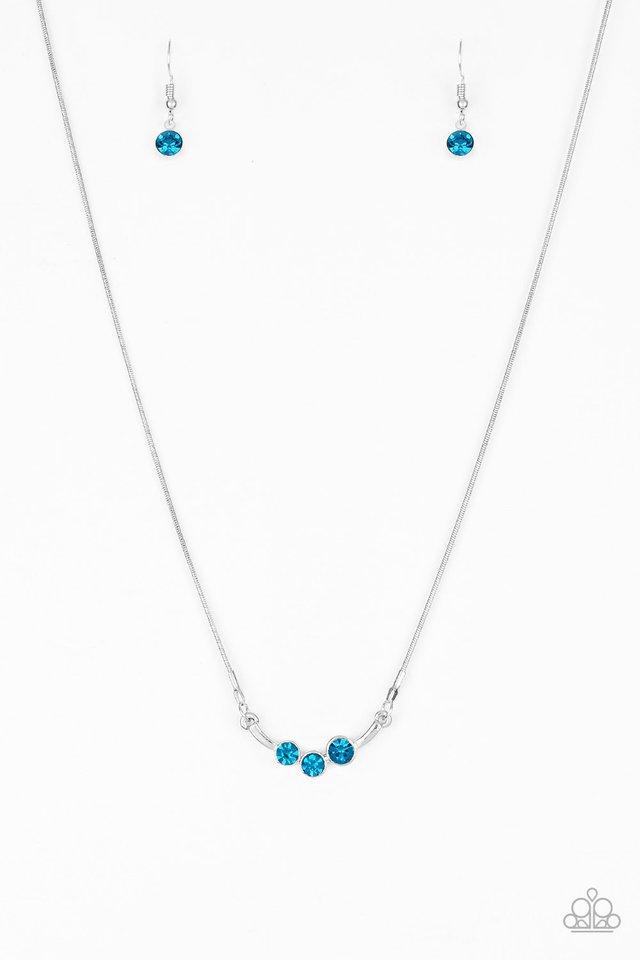 Paparazzi Necklace ~ Sparkling Stargazer - Blue