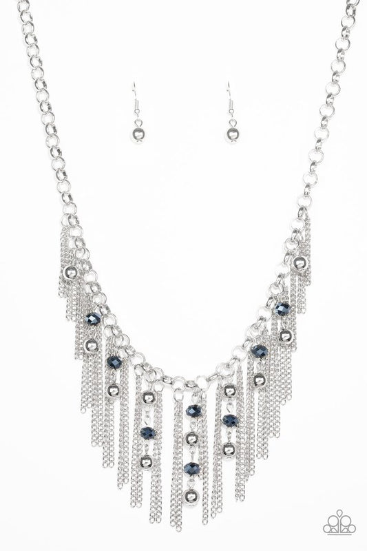 Ever Rebellious - Blue - Paparazzi Necklace Image