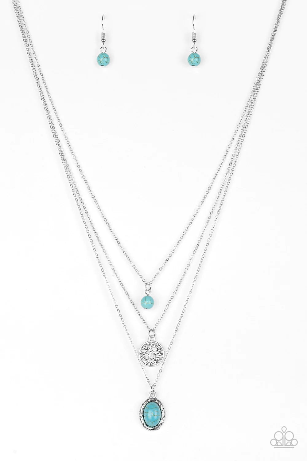 Paparazzi Necklace ~ Southern Roots - Blue