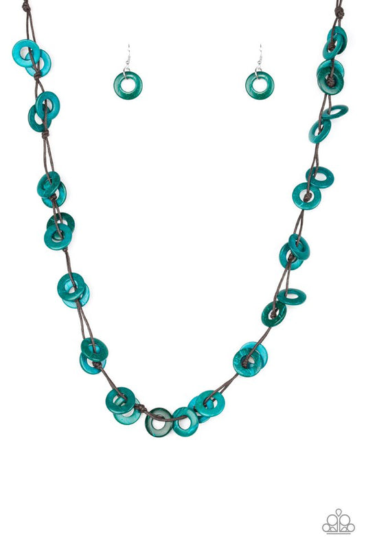 Waikiki Winds - Blue - Paparazzi Necklace Image