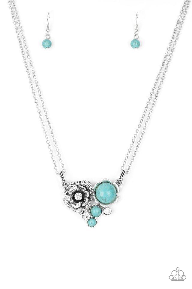 Paparazzi Necklace ~ Desert Harvest - Blue