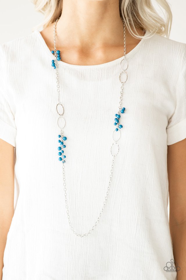 Flirty foxtrot store blue necklace