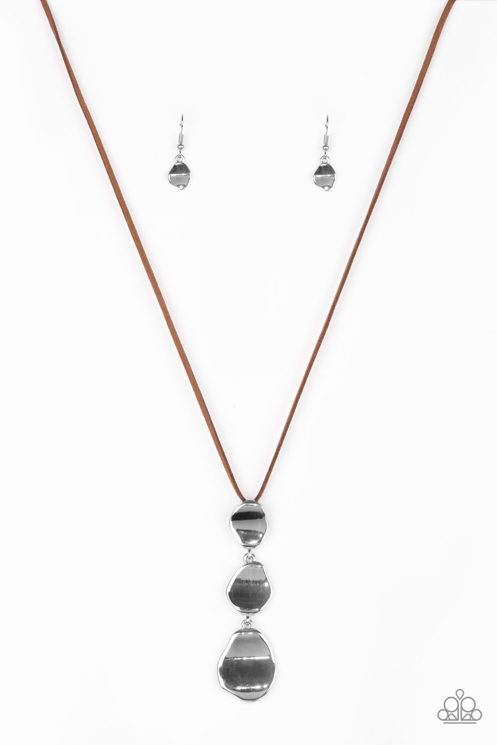 Paparazzi Necklace ~ Embrace The Journey - Brown