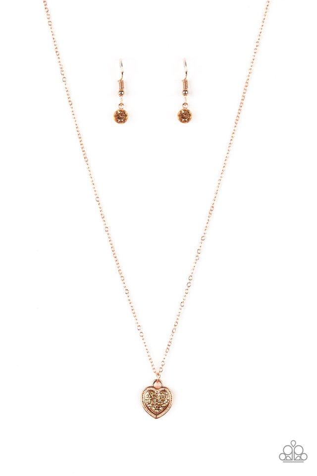 Paparazzi Necklace ~ Fierce Flirt - Copper