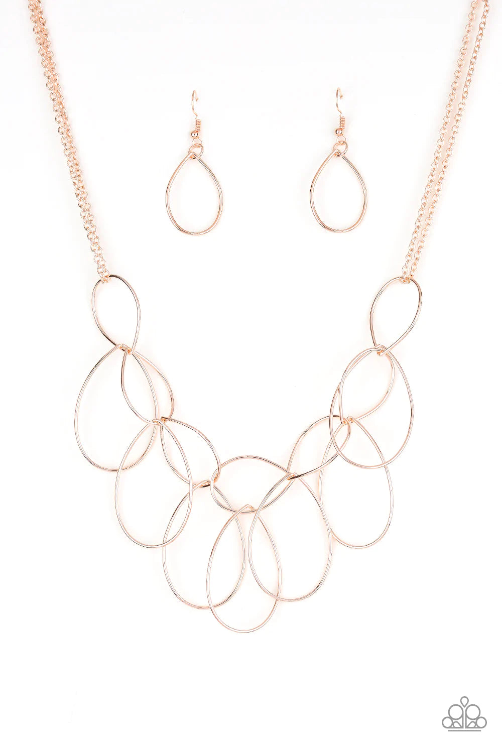 Paparazzi Necklace ~ Top-TEAR Fashion - Rose Gold