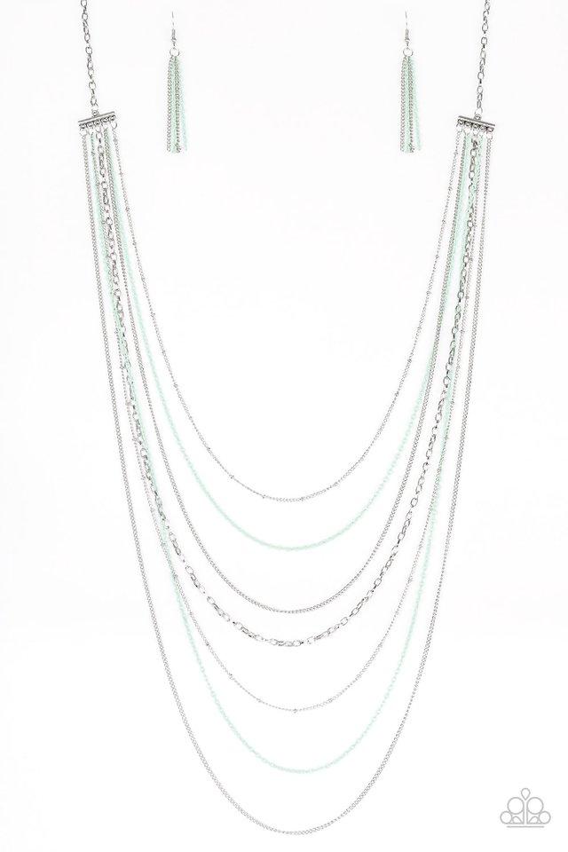 Collar Paparazzi ~ Arcoíris Radical - Verde