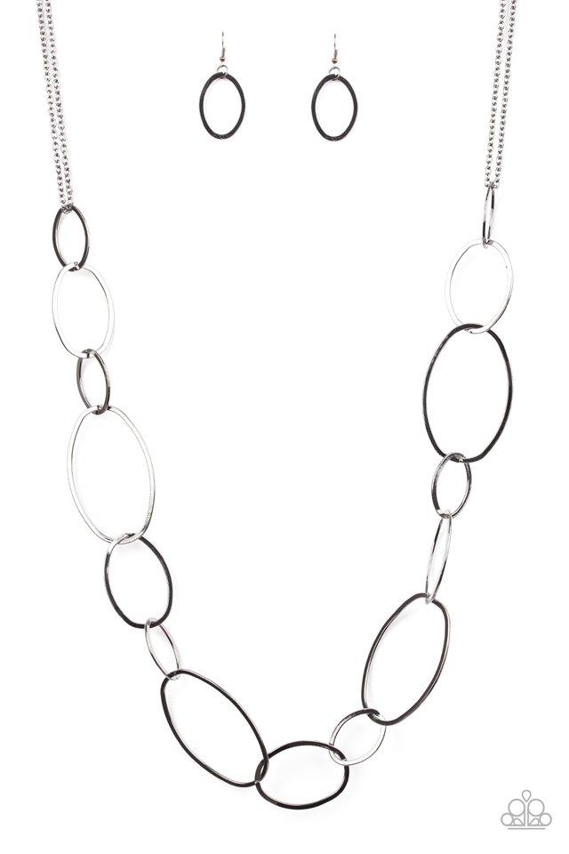 Paparazzi Necklace ~ City Circuit - Black
