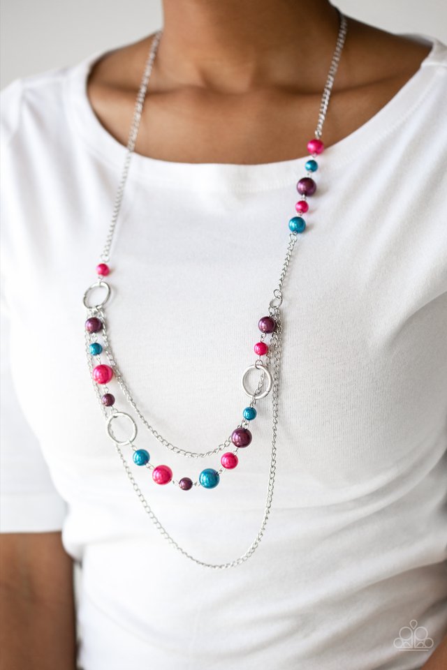 Paparazzi Necklace ~ Party Dress Princess - Multi Paparazzi Jewelry | Online Store | DebsJewelryShop.com Paparazzi Necklace ~ Party Dress Princess - Multi Paparazzi Jewelry | Online Store | DebsJewelryShop.com