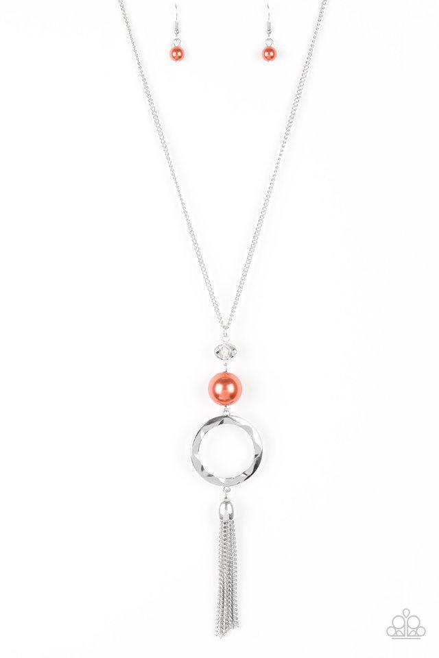 Paparazzi Necklace ~ Bold Balancing Act - Orange