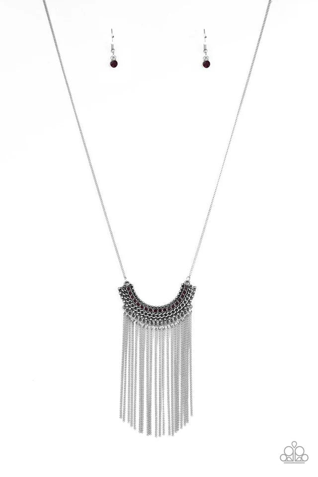 Collar Paparazzi ~ Mantra glamoroso - Púrpura