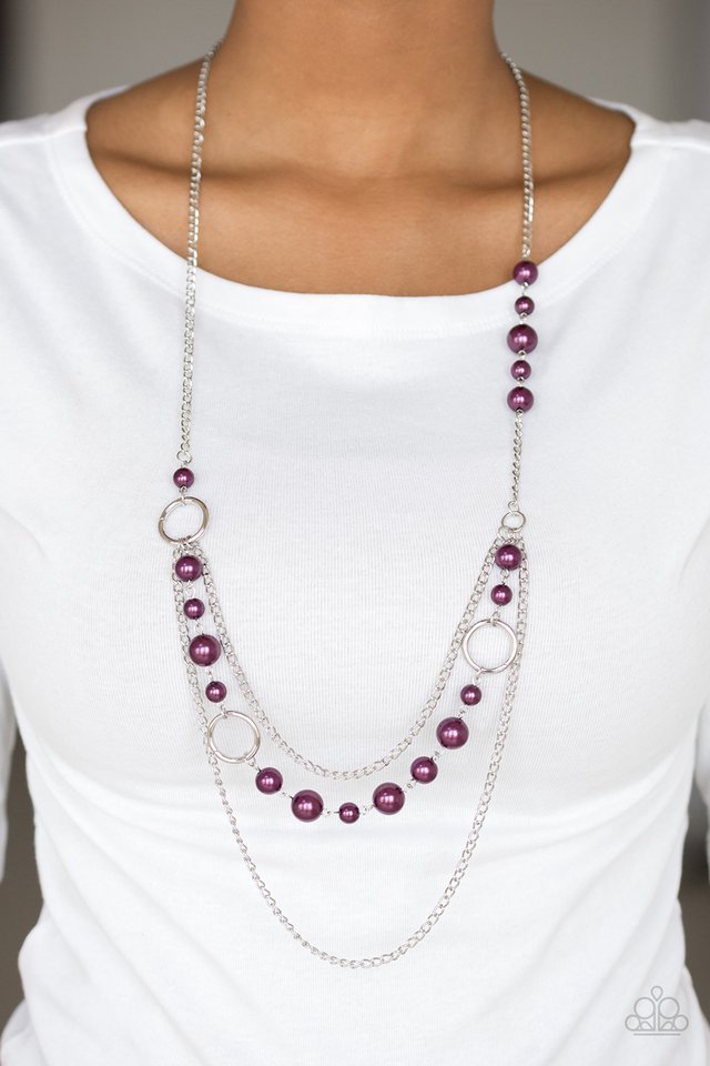 Paparazzi Necklace ~ Party Dress Princess - Purple Paparazzi Jewelry | Online Store | DebsJewelryShop.com Paparazzi Necklace ~ Party Dress Princess - Purple Paparazzi Jewelry | Online Store | DebsJewelryShop.com