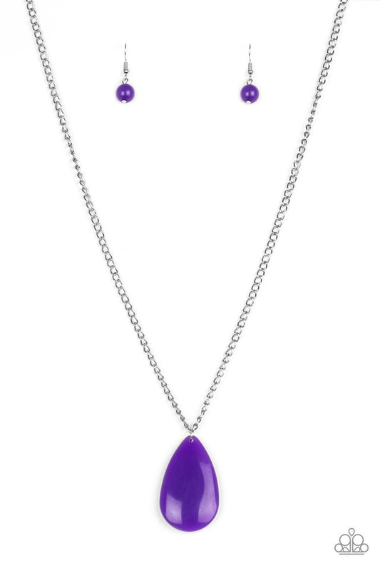 So Pop-YOU-lar - Purple - Paparazzi Necklace Image