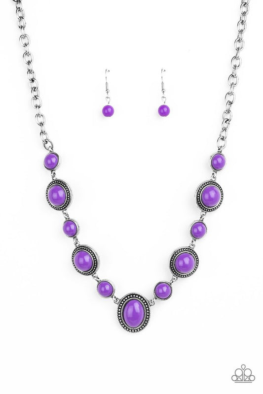 Voyager Vibes - Purple - Paparazzi Necklace Image