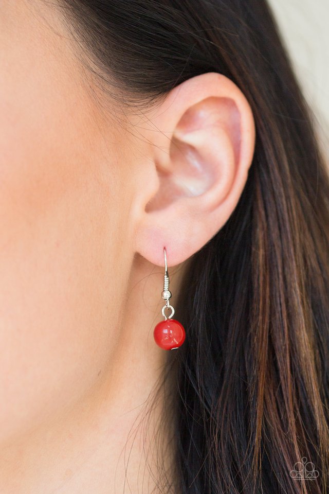 Soar With The Eagles - Red - Paparazzi Necklace Image