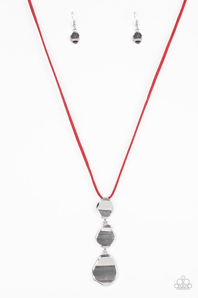 Paparazzi Necklace ~ Embrace The Journey - Red