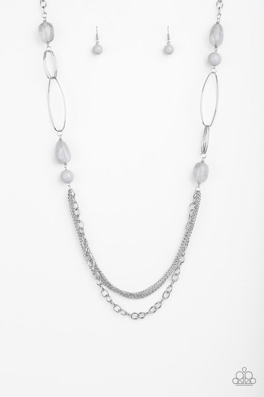 Pleasant Promenade - Silver - Paparazzi Necklace Image