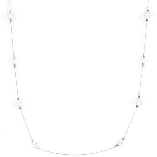 Paparazzi Necklace ~ Champagne On The Rocks - White