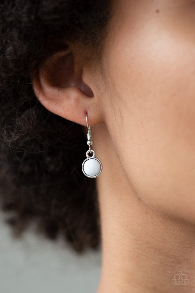 Tide Drifter - White - Paparazzi Necklace Image