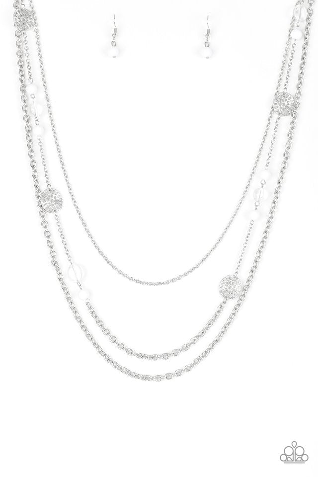 Paparazzi Necklace Pretty Pop-tastic! - White – Paparazzi Jewelry | Online Store | DebsJewelryShop.com