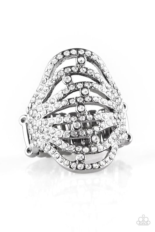 Stratospheric - Black - Paparazzi Ring Image