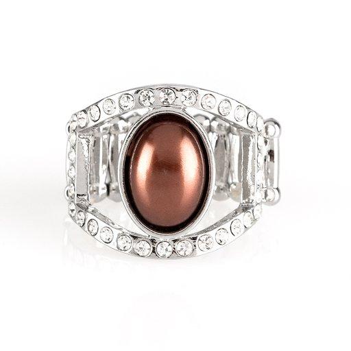 Anillo Paparazzi ~ Radiating Riches - Marrón