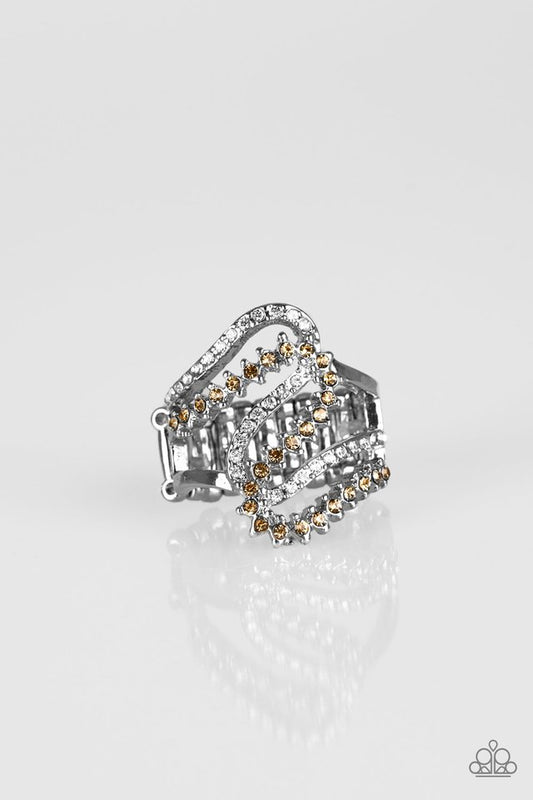 Make Waves - Brown - Paparazzi Ring Image