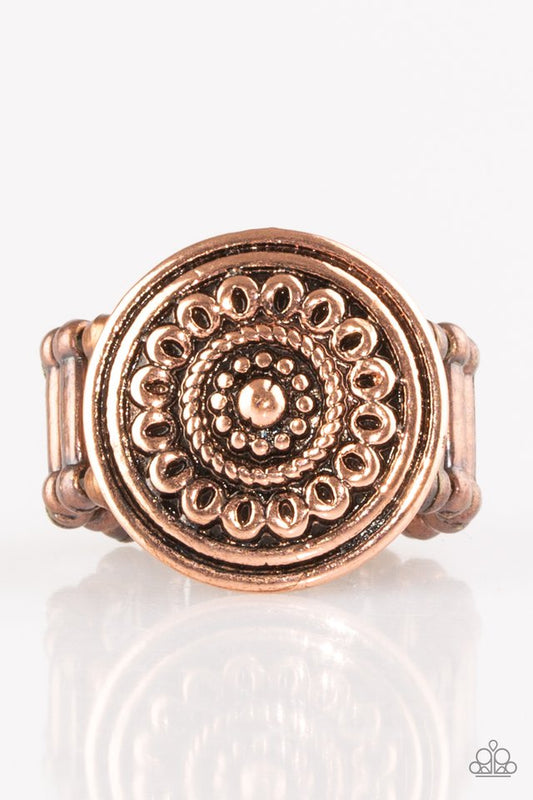 Seasonal Shine - Copper - Paparazzi Ring Image