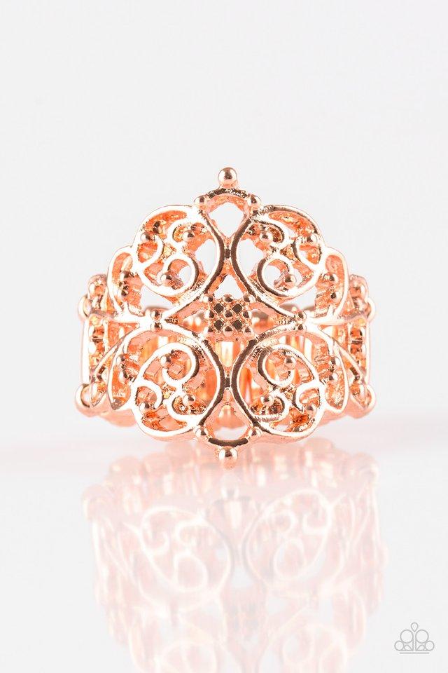 Paparazzi Ring ~ Victorian Valor - Copper