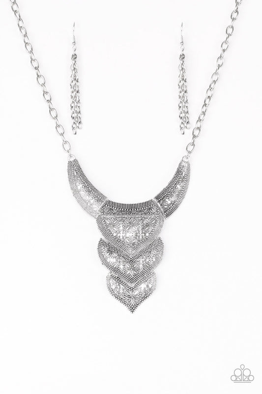 Paparazzi Necklace ~ Texas Temptress - Silver