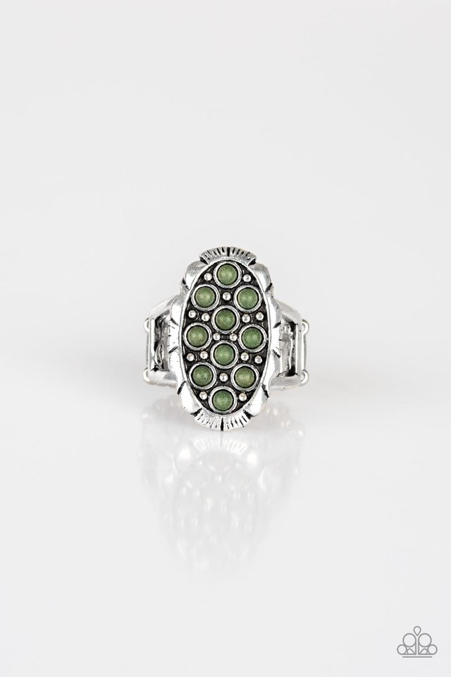 Cactus Garden - Green - Paparazzi Ring Image