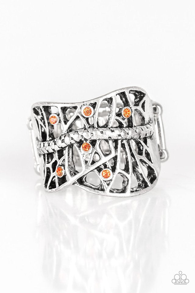 Stage Struck - Orange - Paparazzi Ring Image