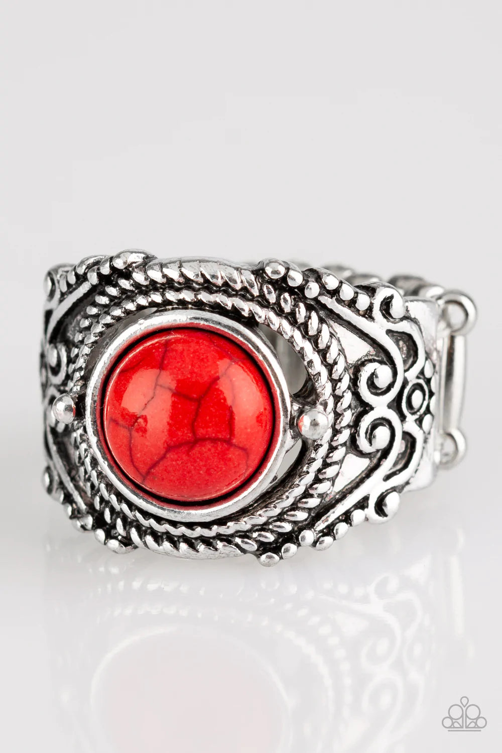 Paparazzi Ring ~ Stand Your Ground - Red