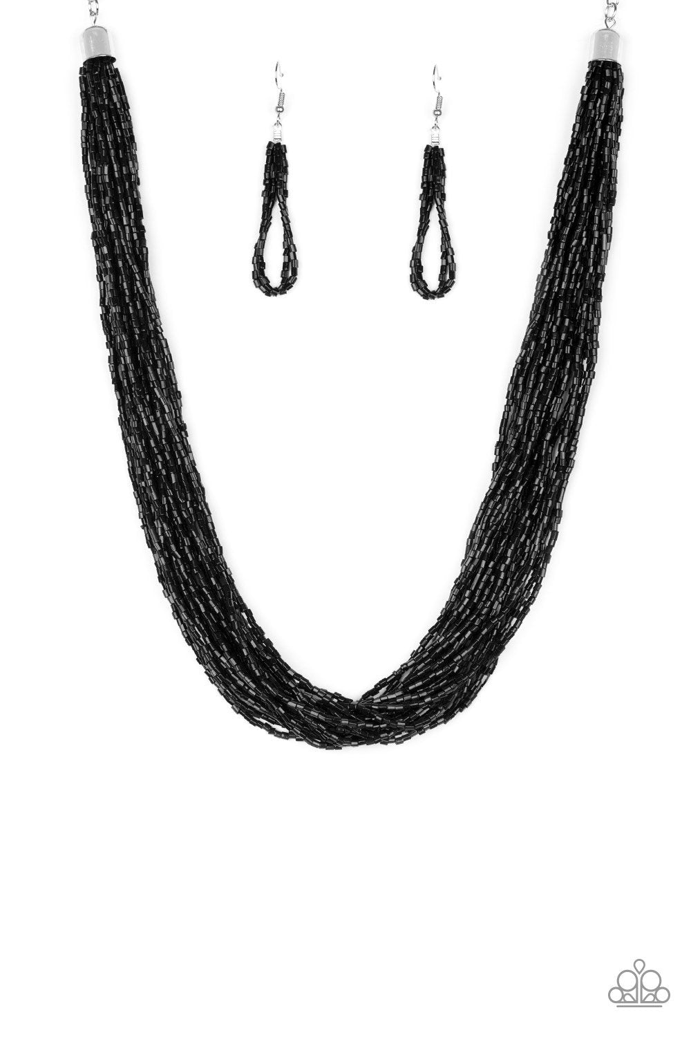 Collar Paparazzi ~ La velocidad de la LUZ DE LAS ESTRELLAS - Negro