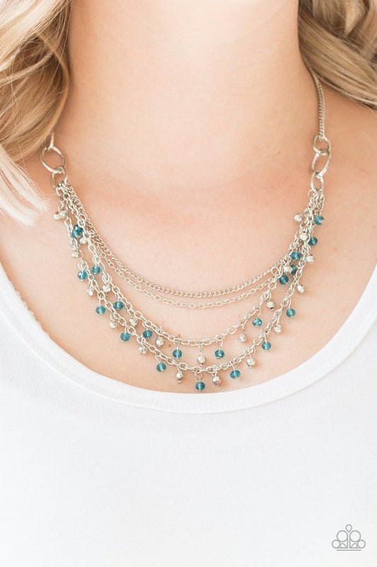 Financially Fabulous - Blue - Paparazzi Necklace Image
