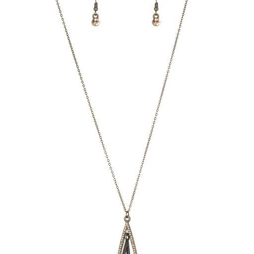 Paparazzi Necklace ~ Step Into The Spotlight - Brass