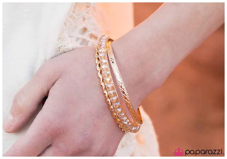 Paparazzi Bracelet ~ Above the Rest - Gold