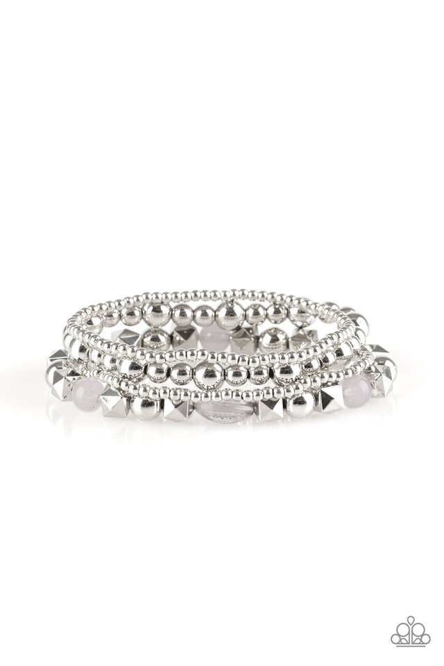 Babe-alicious - Silver - Paparazzi Bracelet Image