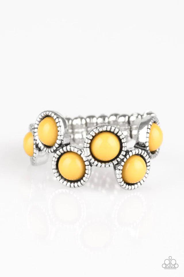 Paparazzi Ring ~ Foxy Fabulous - Yellow