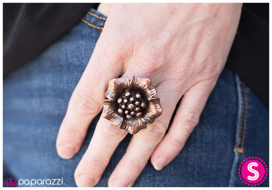 Paparazzi Ring ~ Every Last Detail - Copper