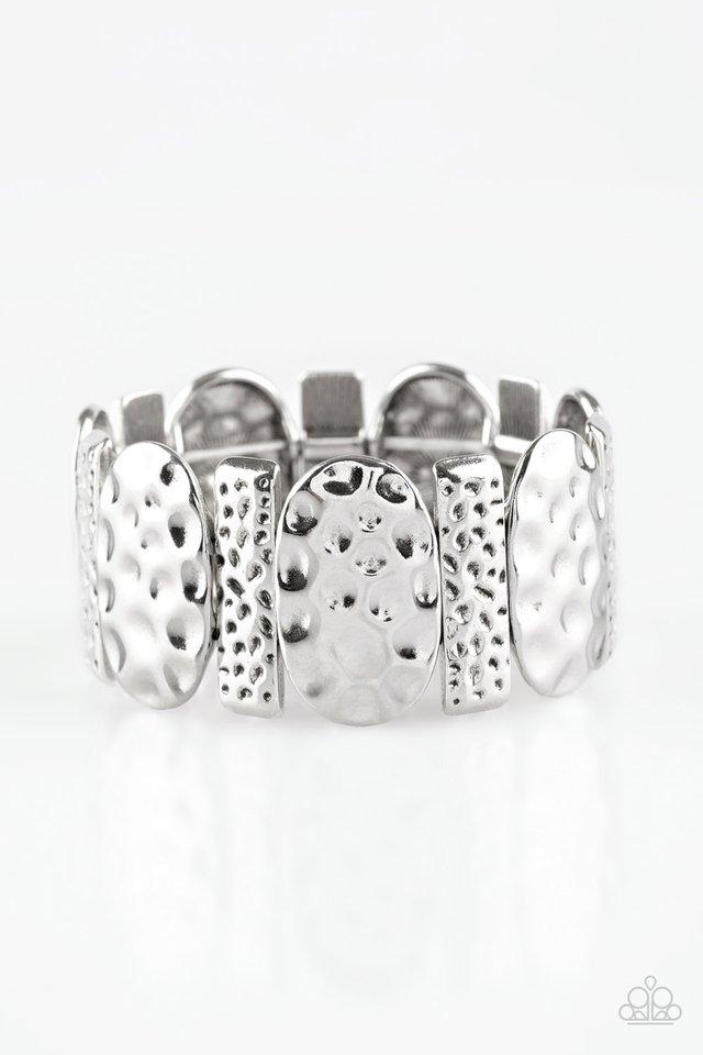 Paparazzi Bracelet ~ Cave Cache - Silver